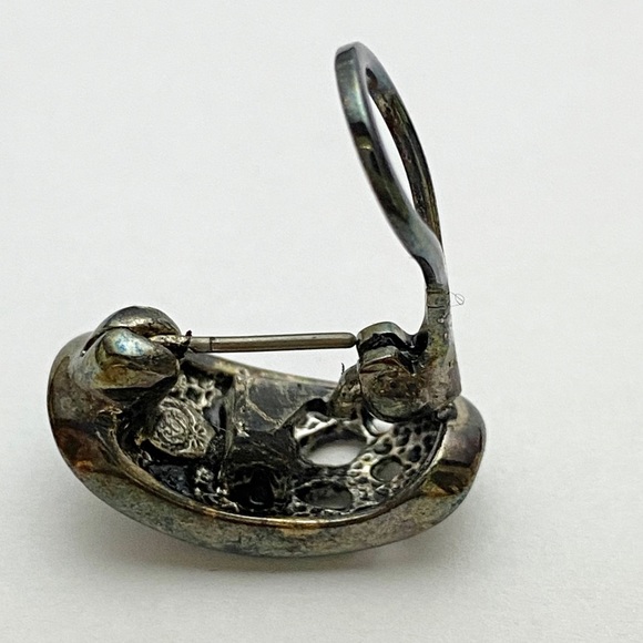 Premier Designs Valerie Crystal Clip-on Convert Pierced Earrings - Picture 12 of 13